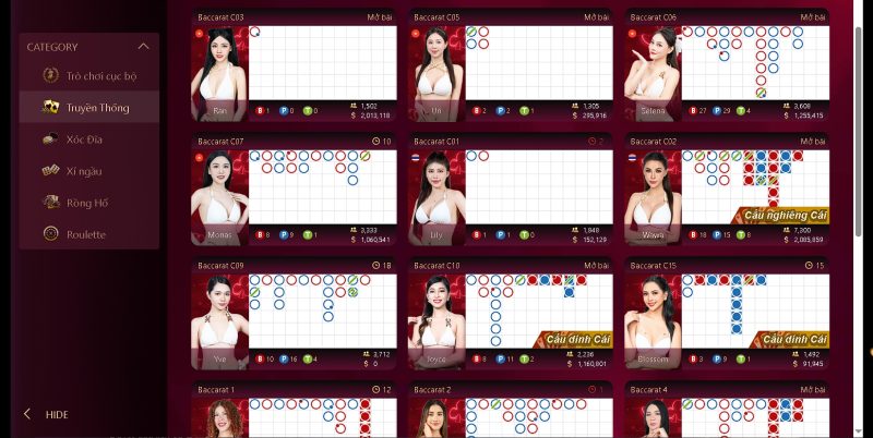 Baccarat hubet
