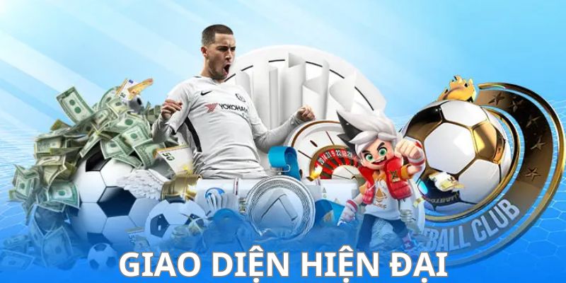 Giao diện hiện đại là ưu điểm của thể thao hubet